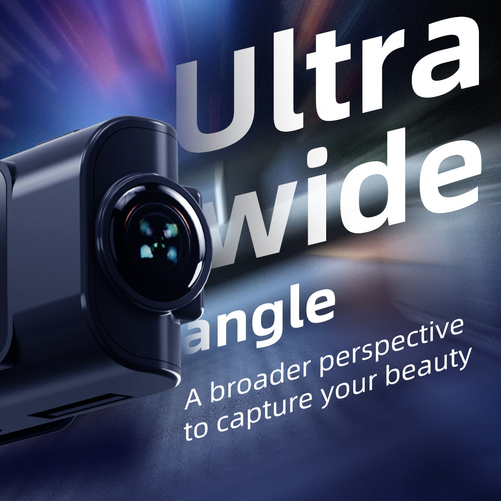 Glasses-Mounted Mini Camera with WiFi, 0.96" Screen | Hands-Free Recording