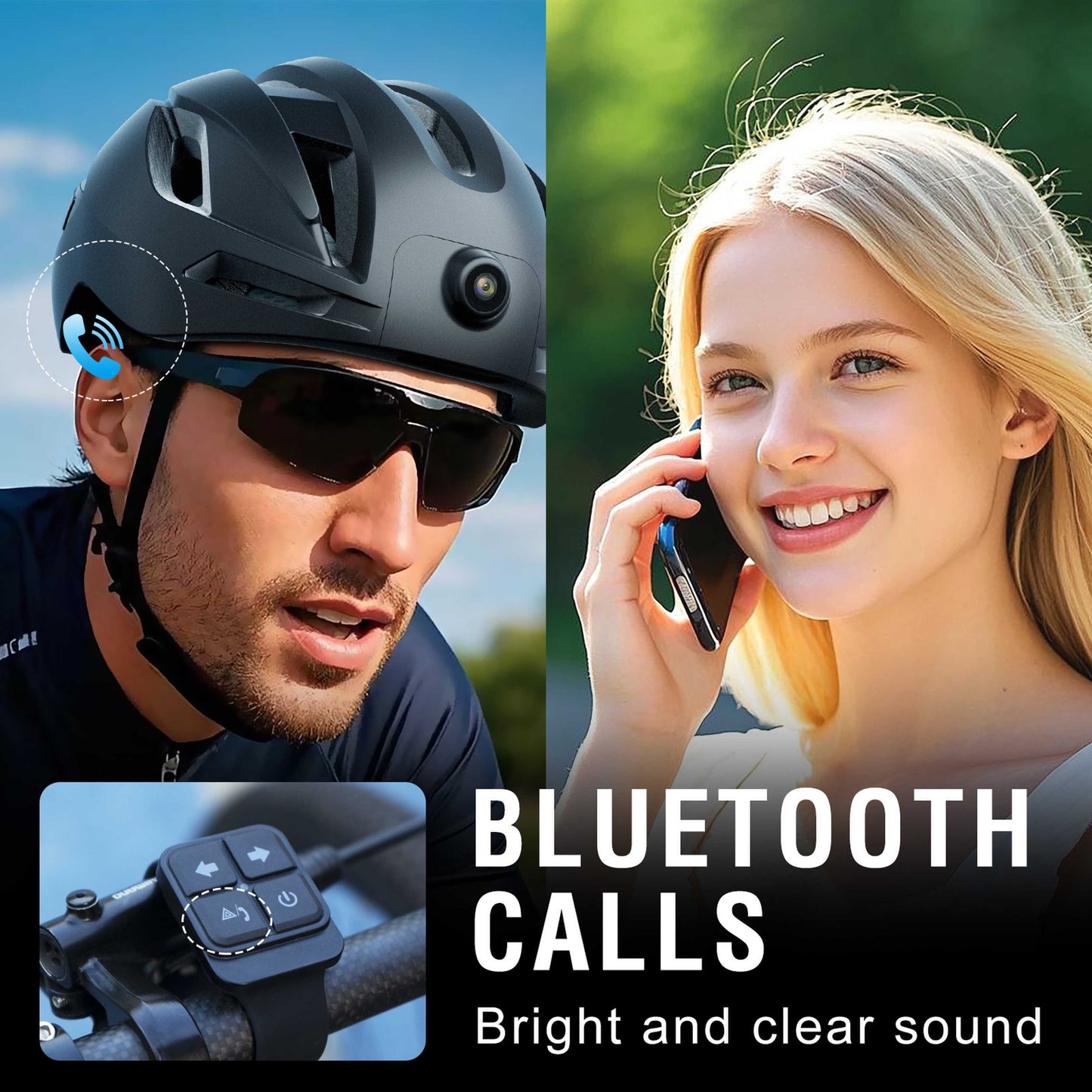 Helmet Camera 1080P with WiFi, Bluetooth & GPS | 4H Battery Life Mini DV