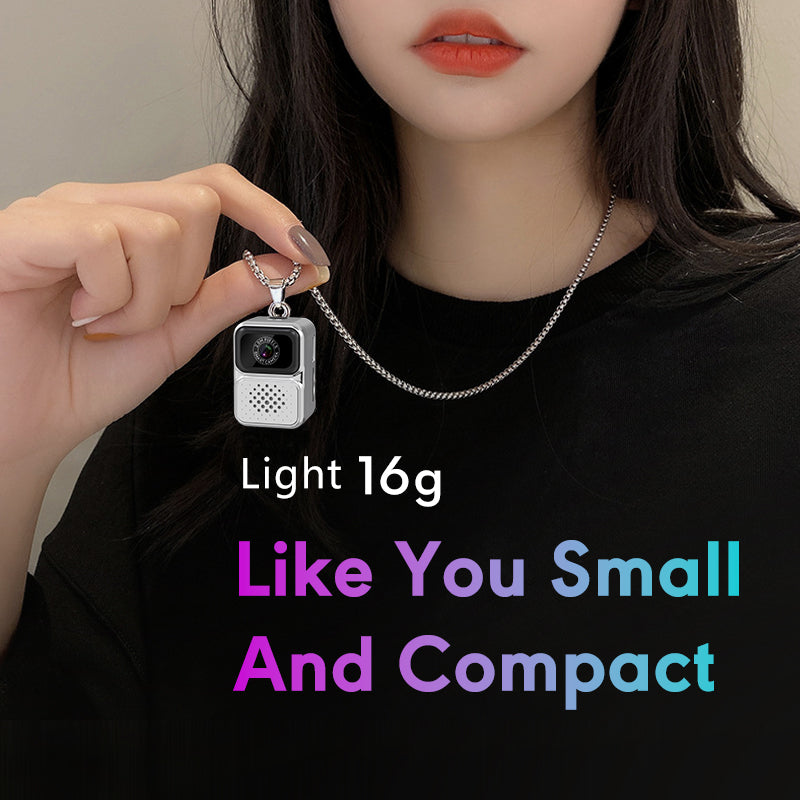 S130,Mini Camera with Keychain, 0.96" Screen | Photo & Video | 1H Battery
