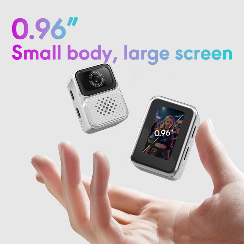 S130,Mini Camera with Keychain, 0.96" Screen | Photo & Video | 1H Battery