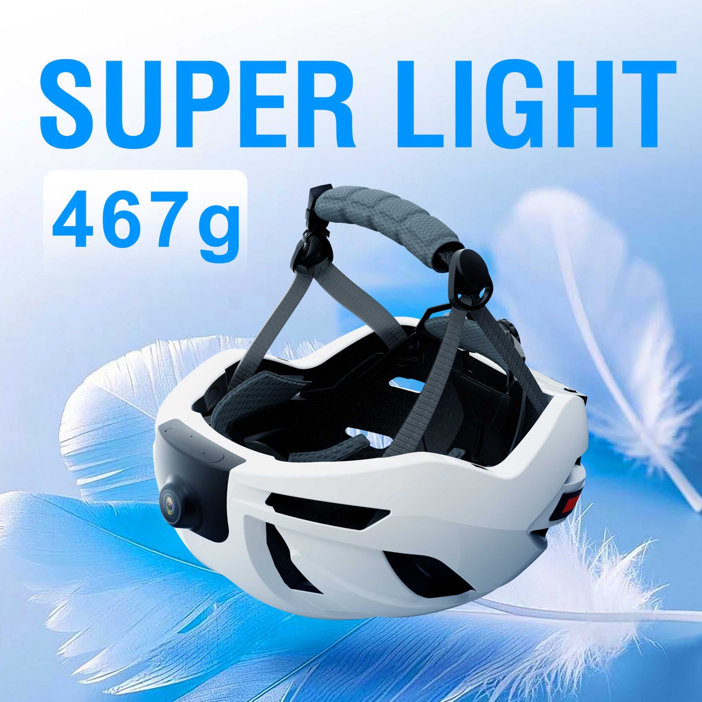 Helmet Camera 1080P with WiFi, Bluetooth & GPS | 4H Battery Life Mini DV