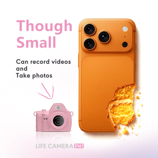 S161,2K Mini Keychain Camera – Stylish Design with 1.47” Screen Portable Camera