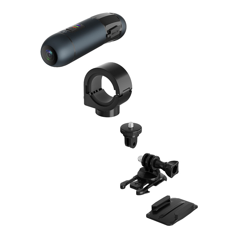 Dual Lens Action Camera 4K/1080P with WiFi | Helmet & Handlebar Mount