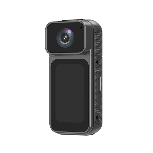 2.7K Mini DV Camera with 180° Rotating Lens & WiFi | Magnetic Mount,Black